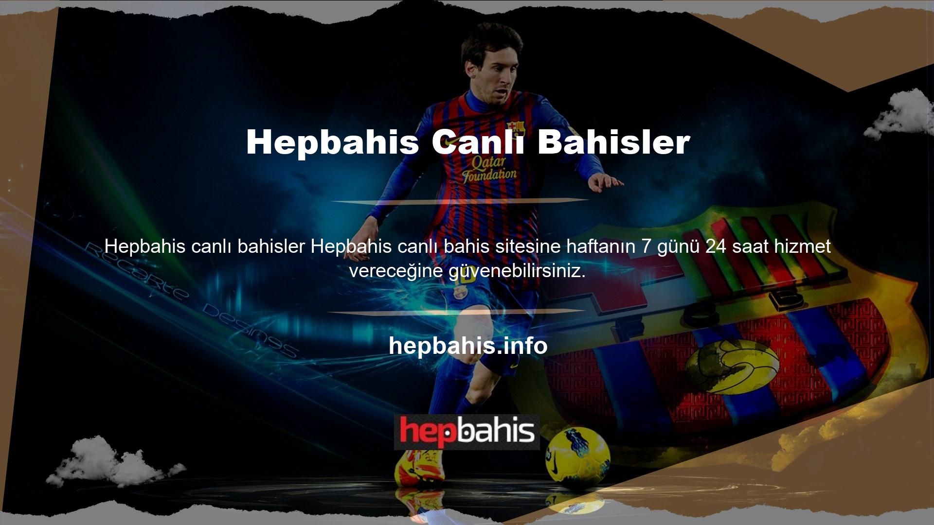 Müşteri memnuniyetini ön planda tutan, saygın spor bahis siteleri ve Casinoların yer aldığı online bahis platformu Hepbahis canlı bahislere ücretsiz olarak erişin