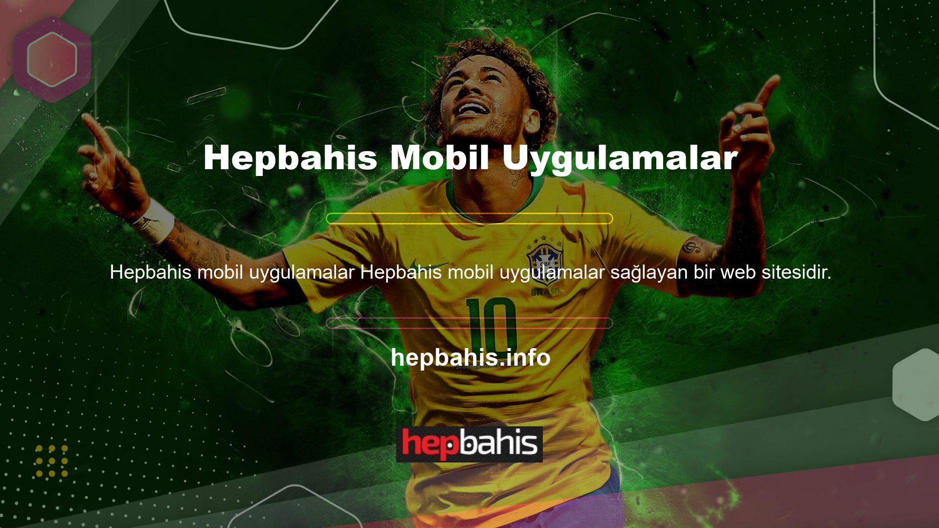 Bu site mobil programlar için sistematik olarak çalışır